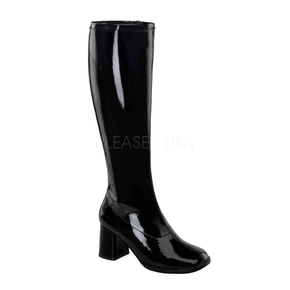 Pleaser - GOGO-300WC Plus Size Stiefel - Schwarz